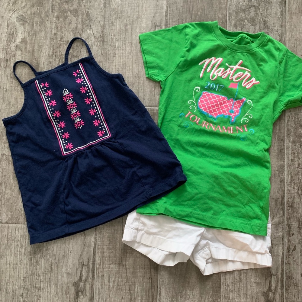Girls 7/8 bundle. Includes NWOT Masters shirt!